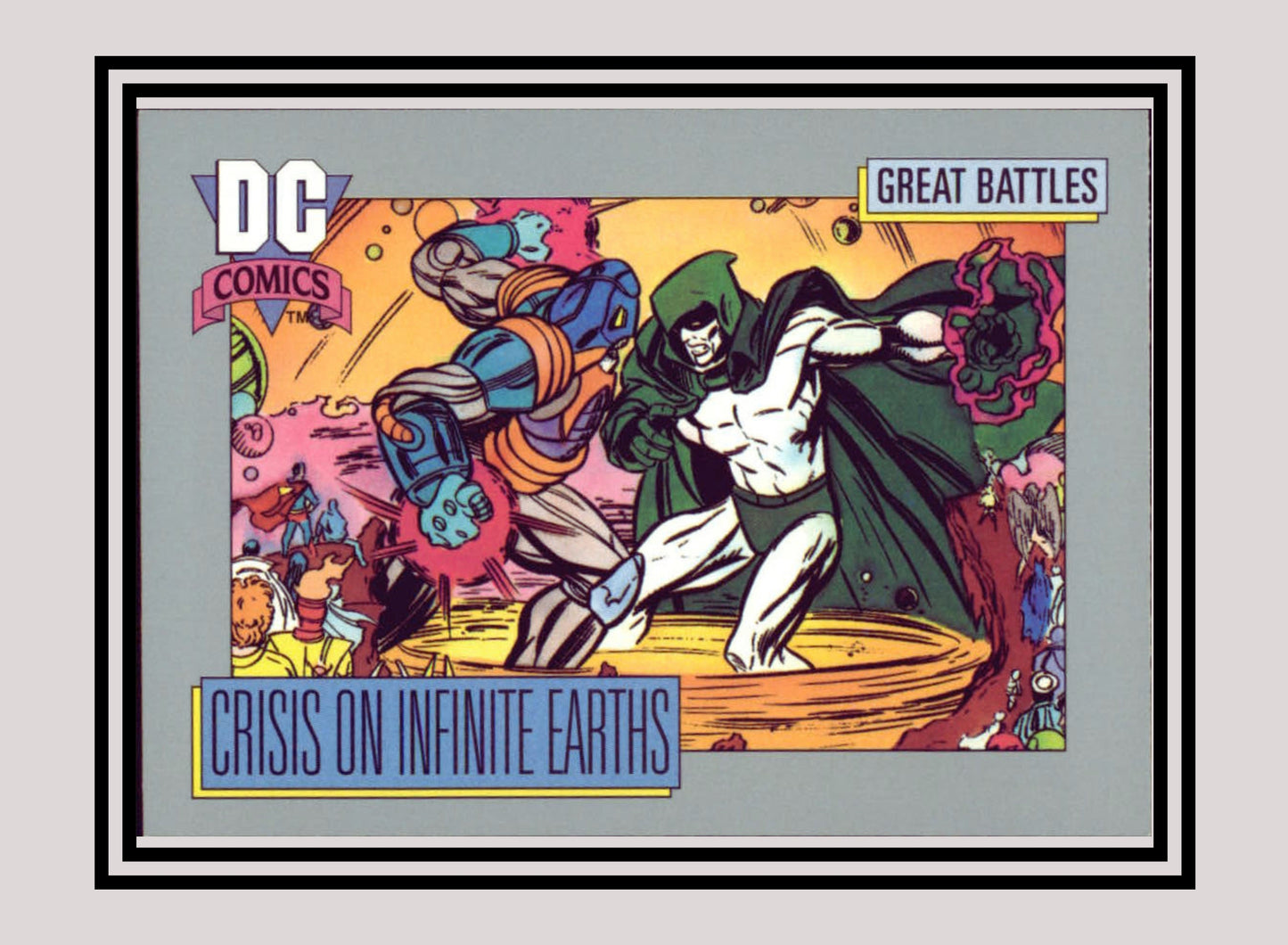 DC! 1x Crisis on Infinite Earths (Card C) - Base (#147 - 1991 Impel DC Cosmic Cards)