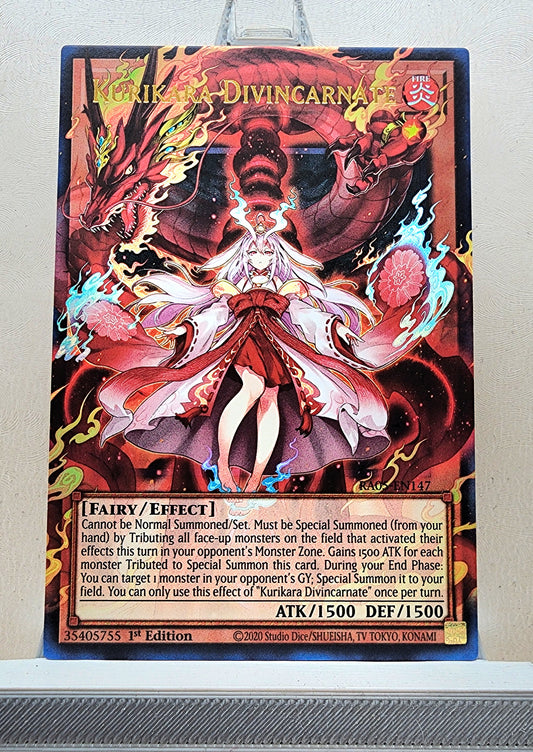 Yugioh! 1x Kurikara Divincarnate Extended Art (RA05 - Ultra Rare) 1st Edition