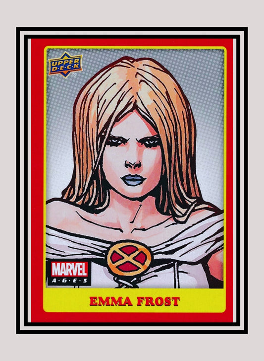 Marvel! 1x Emma Frost - Photo Variants (#147 - 2020 Upper Deck Marvel Ages)