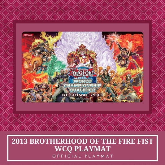 Yugioh! 1x 2013 Brotherhood of the Fire Fist World Championship Qualifier (Official Playmat)