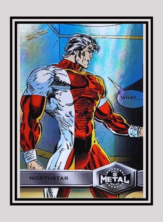 Marvel! 1x Northstar - Base High Series (#148 - 2021 Upper Deck X-Men Metal Universe)