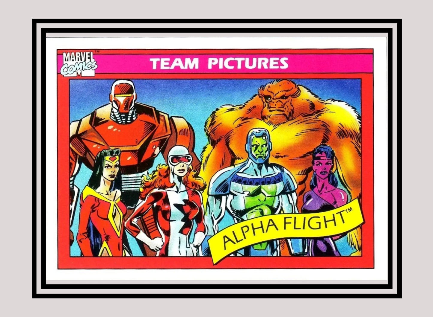 Marvel! 1x Alpha Flight - Base (#148 - 1990 Impel Marvel Universe Series I)