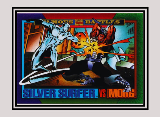 Marvel! 1x Silver Surfer vs Morg - Base (#148 - 1993 Skybox Marvel Universe Series 4)