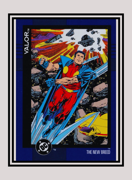 DC! 1x Valor - Base (#148 - 1993 Skybox DC Cosmic Teams)