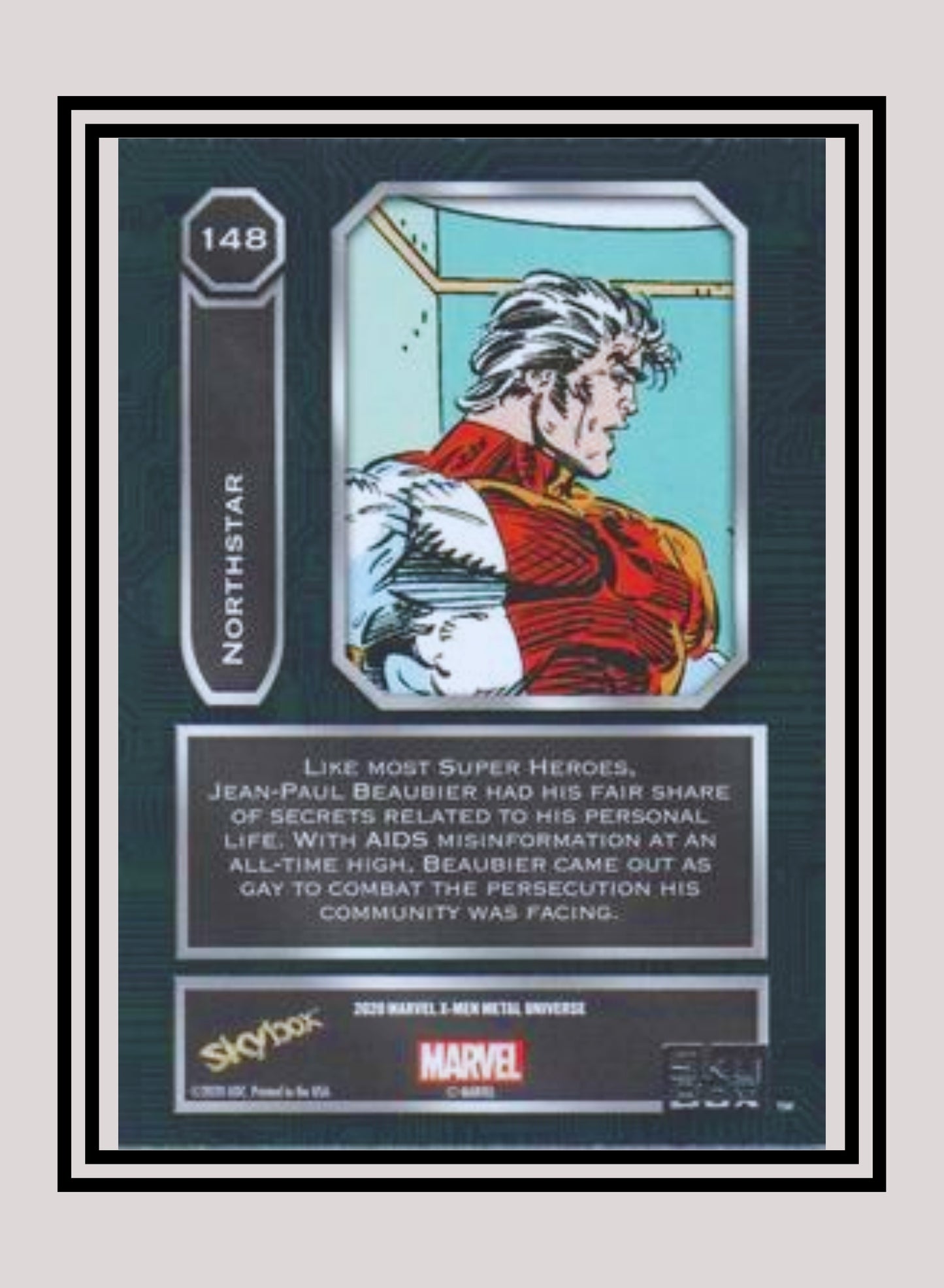 Marvel! 1x Northstar - Base High Series (#148 - 2021 Upper Deck X-Men Metal Universe)