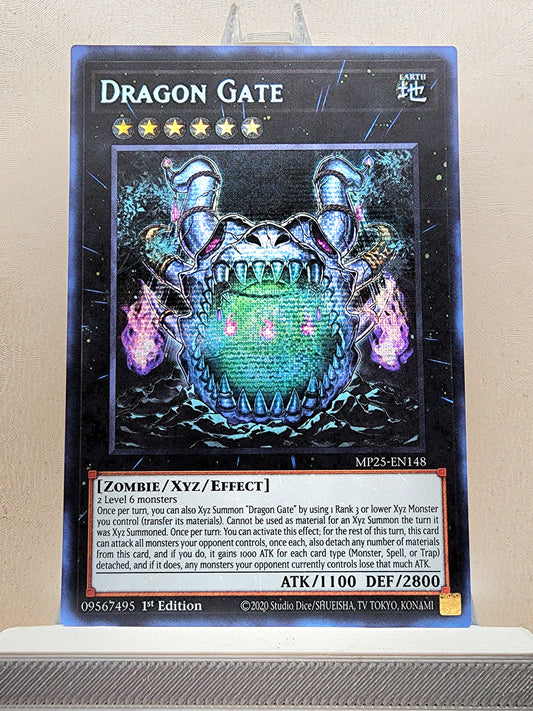 Yugioh! 1x Dragon Gate (MP25 - Prismatic Secret Rare) 1st Edition