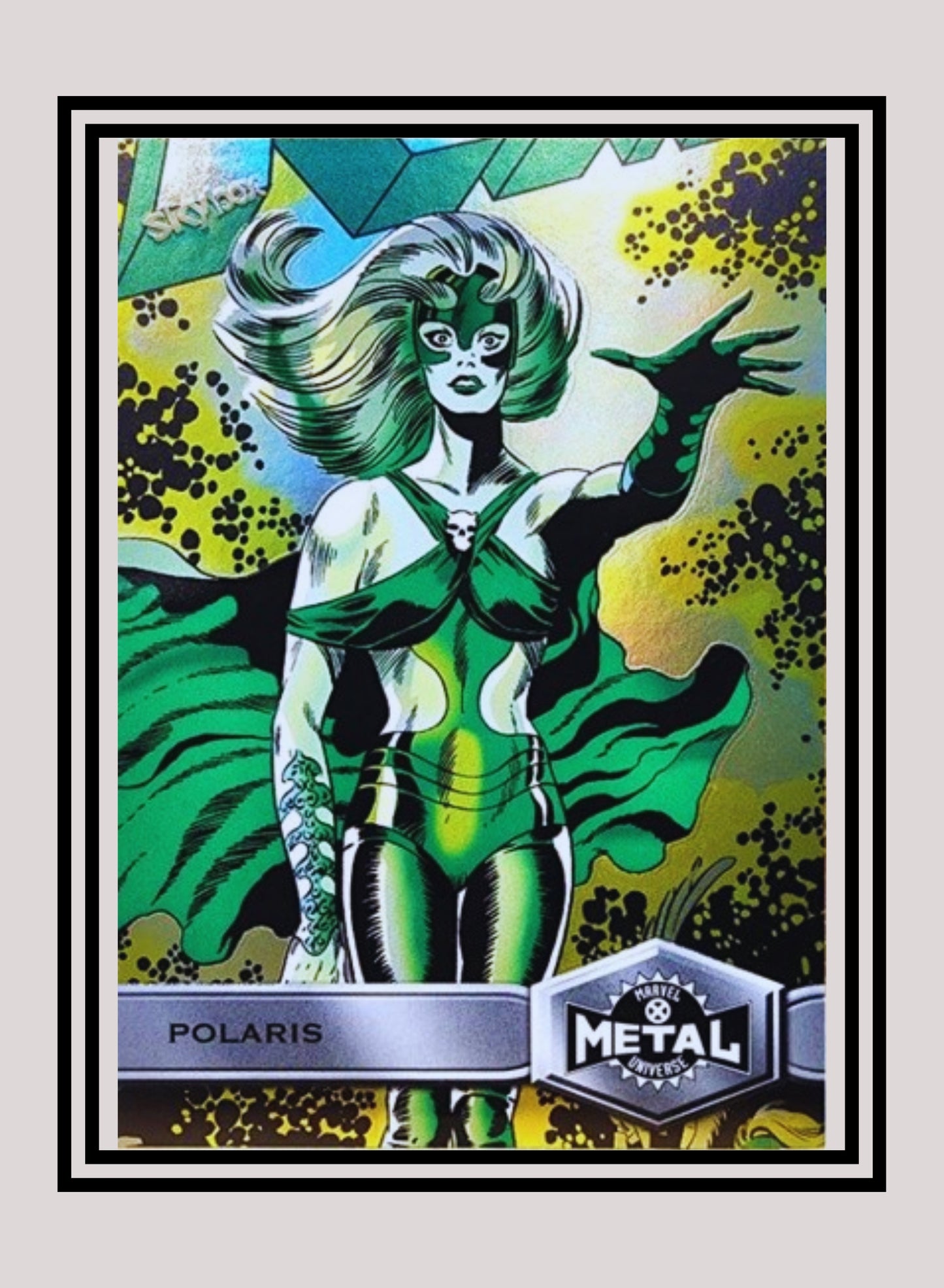 Marvel! 1x Polaris - Base High Series (#149 - 2021 Upper Deck X-Men Metal Universe)