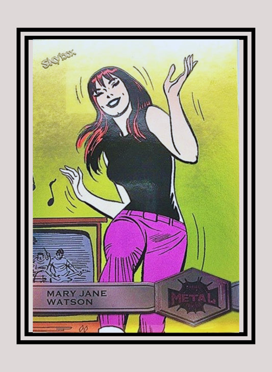 Marvel! 1x Mary Jane Watson - Base High Series (#149 - 2021 Upper Deck Spiderman Metal Universe)