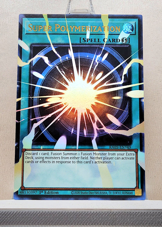 Yugioh! 1x Super Polymerization Extended Art (RA05 - Ultra Rare) 1st Edition