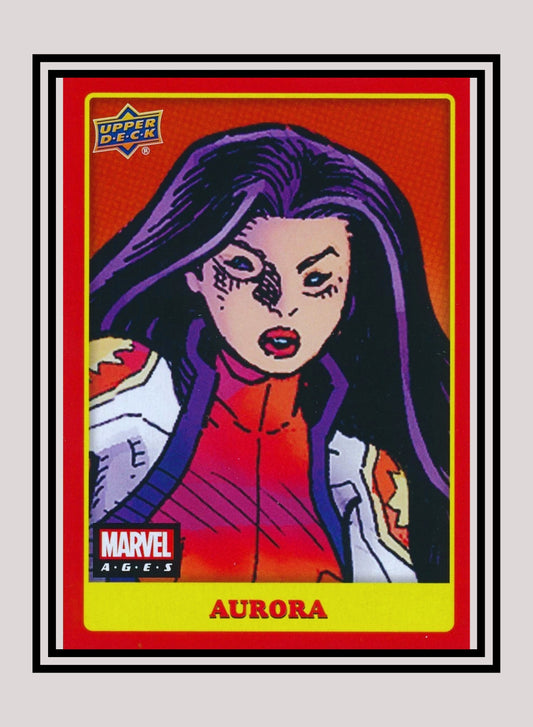 Marvel! 1x Aurora - Photo Variants (#149 - 2020 Upper Deck Marvel Ages)