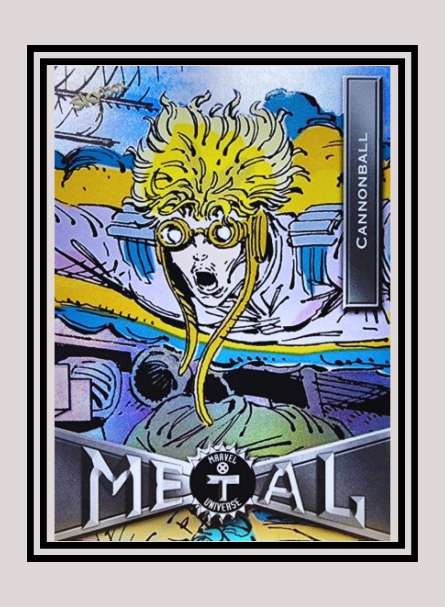 Marvel! 1x Cannonball - Base Low Series (#014 - 2021 Upper Deck X-Men Metal Universe)