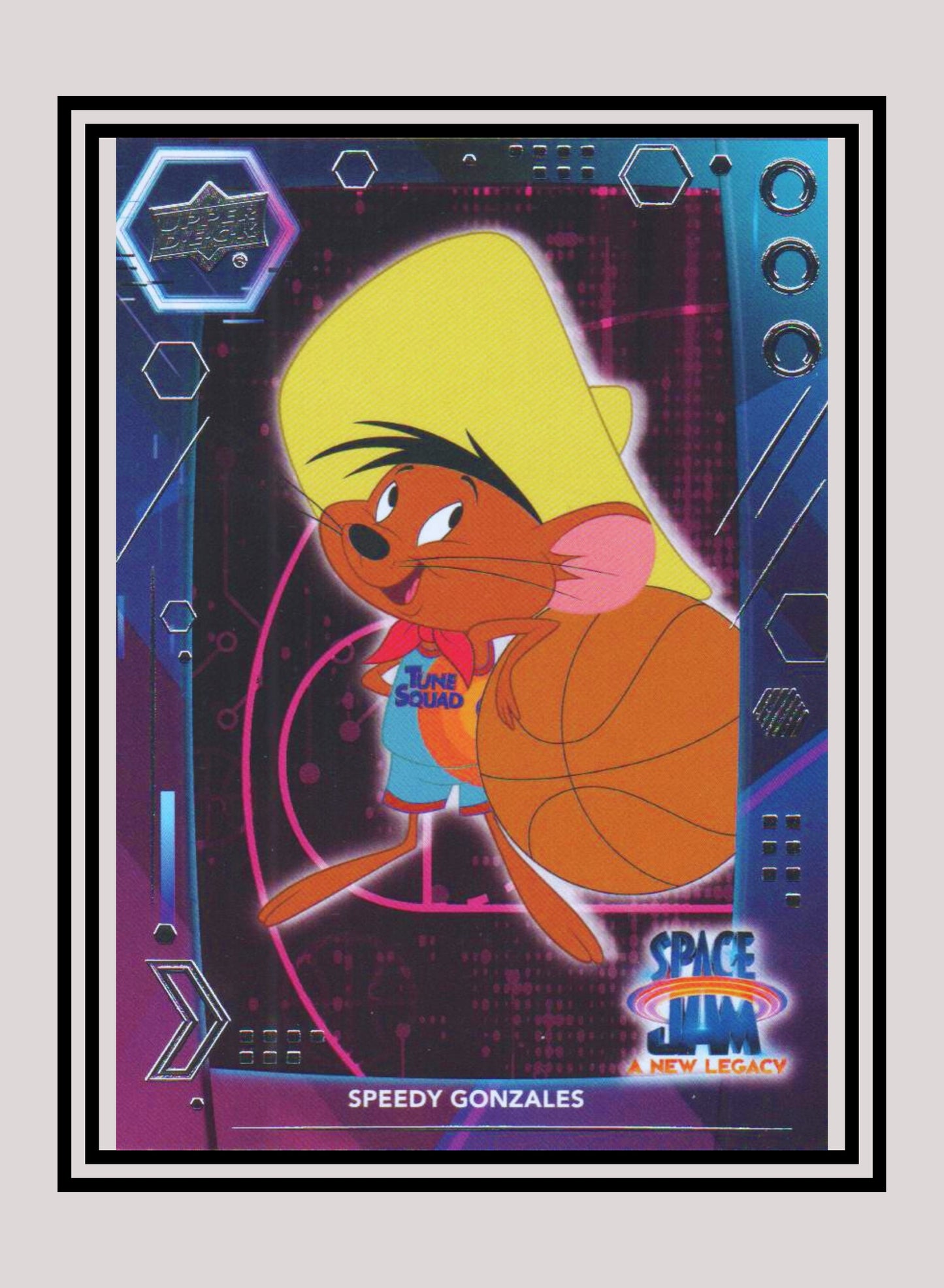 1x Speedy Gonzales - Base/Blue Parallel (#14 - 2021 Upper Deck Space Jam: A New Legacy)