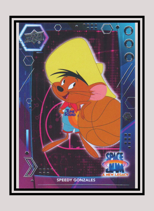 1x Speedy Gonzales - Base/Blue Parallel (#14 - 2021 Upper Deck Space Jam: A New Legacy)