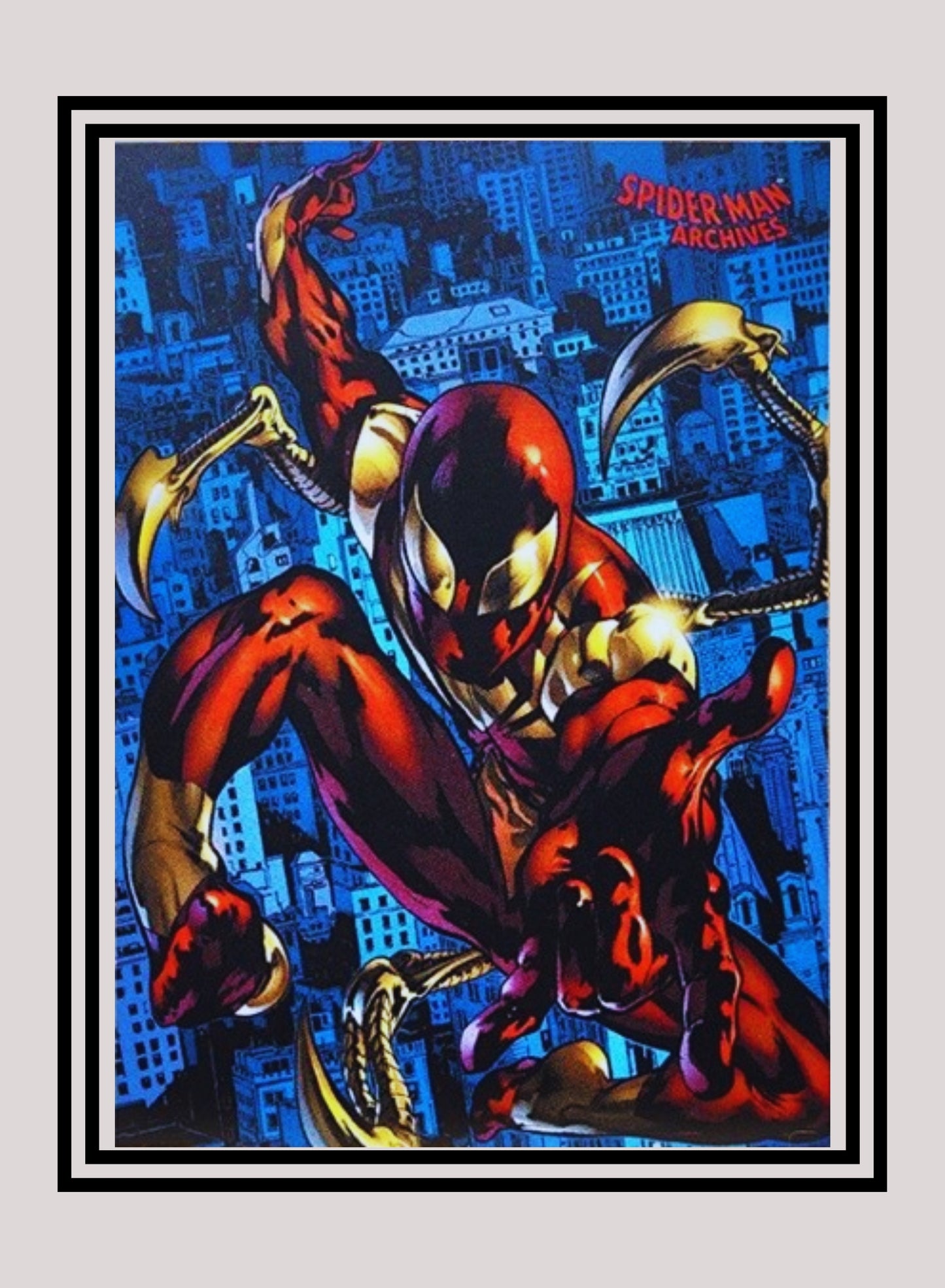 Marvel! 1x Iron Spider Armor - Base (#14 - 2009 Rittenhouse Spiderman Archives)