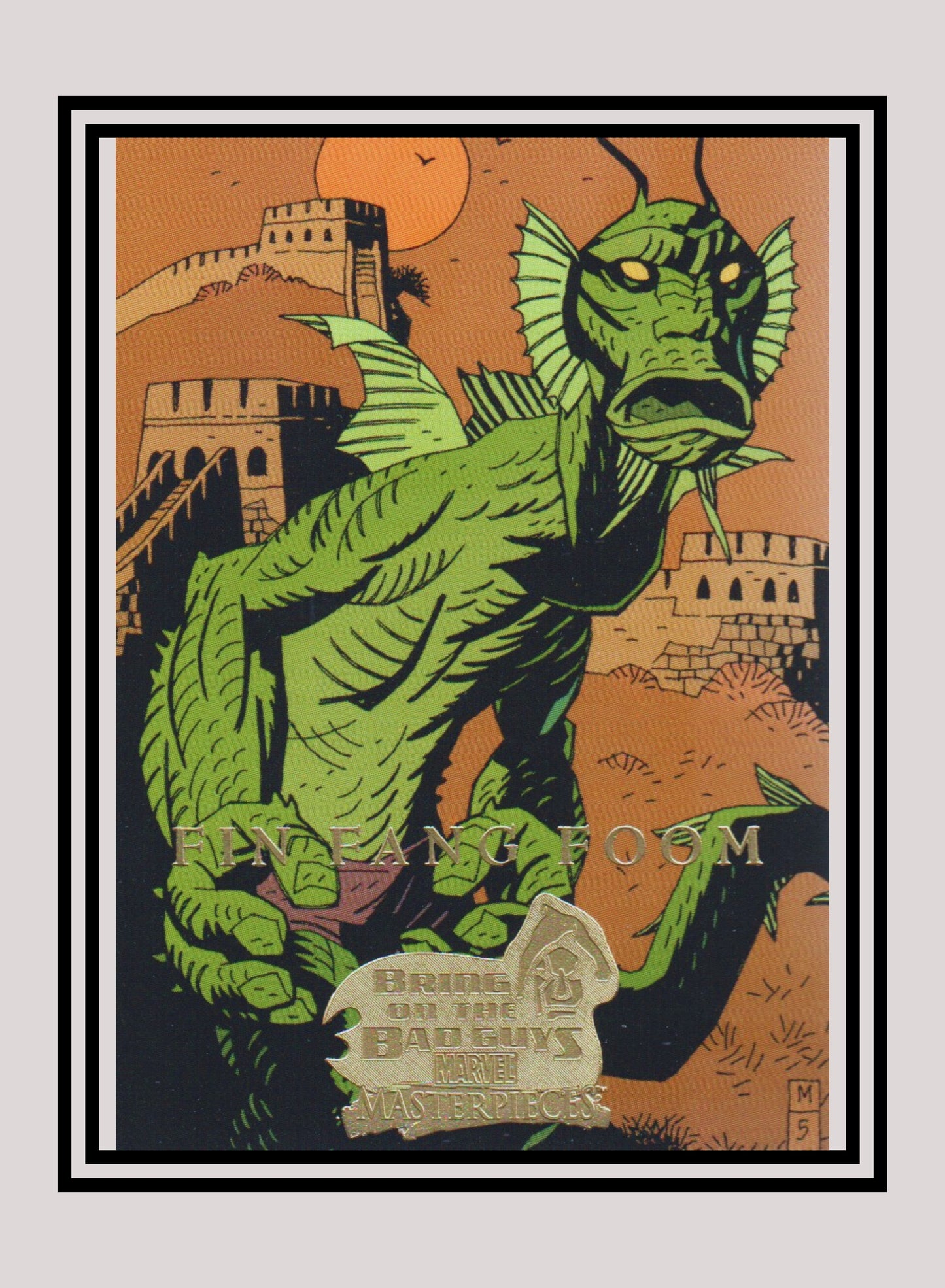 Marvel! 1x Fin Fang Foom - Base (#14 - 2008 Upper Deck Marvel Masterpieces Series 3)