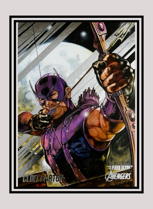 Marvel! 1x Clint Barton - Base (#14 - 2022 Fleer Ultra Avengers)