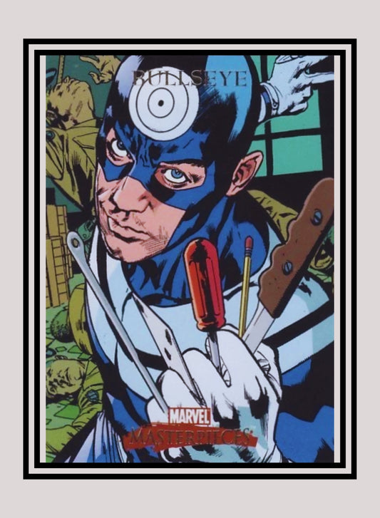 Marvel! 1x Bullseye - Base (#14 - 2007 Upper Deck Marvel Masterpieces)