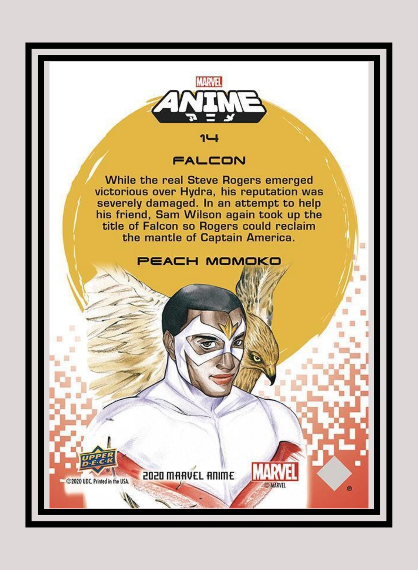 Marvel! 1x Falcon - Base (#14 - 2020 Upper Deck Marvel Anime)