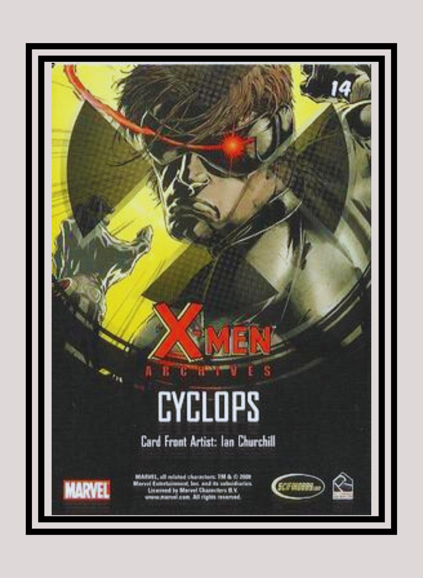 Marvel! 1x Cyclops - Base (#14 - 2009 Rittenhouse X-Men Archives)