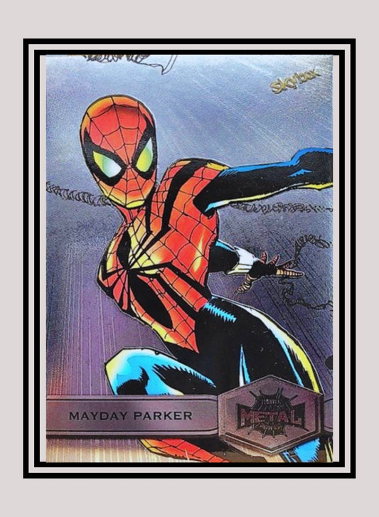 Marvel! 1x Mayday Parker - Base High Series (#150 - 2021 Upper Deck Spiderman Metal Universe)