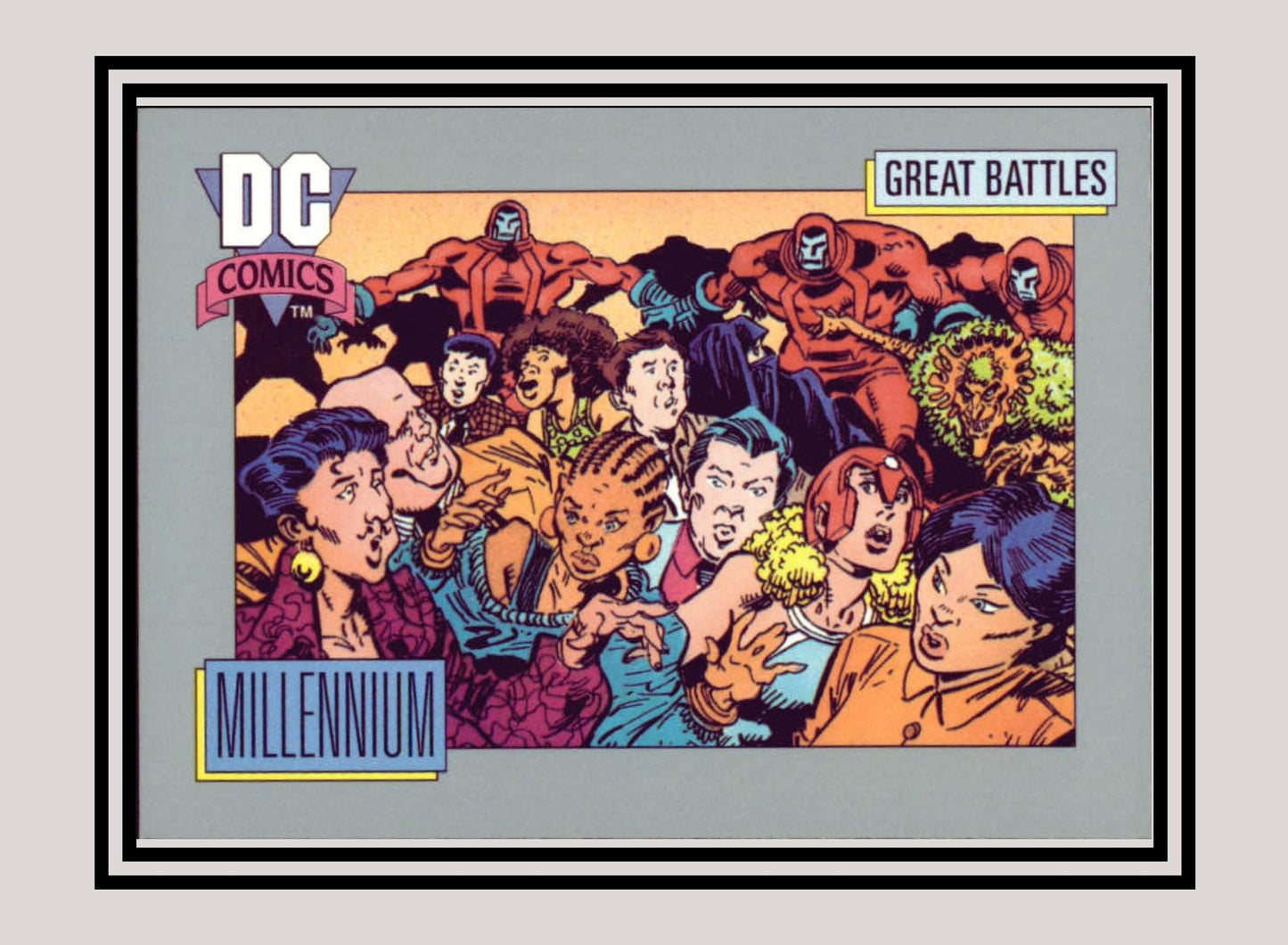 DC! 1x Millennium (Card A) - Base (#151 - 1991 Impel DC Cosmic Cards)