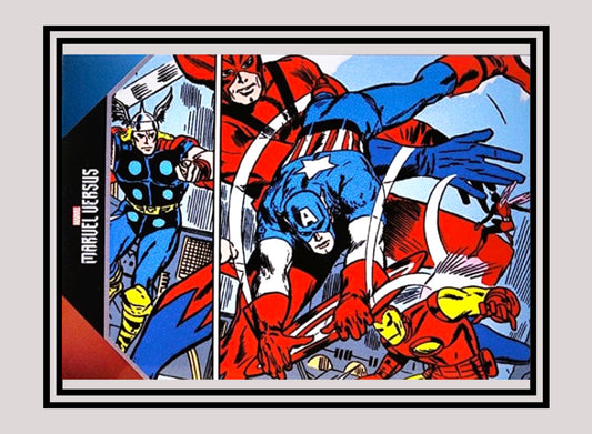 Marvel! 1x Captain America - Base (#151 - 2022 Panini Marvel Versus)