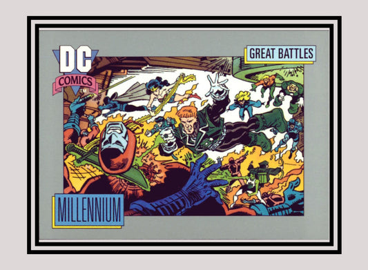 DC! 1x Millennium (Card C) - Base (#153 - 1991 Impel DC Cosmic Cards)