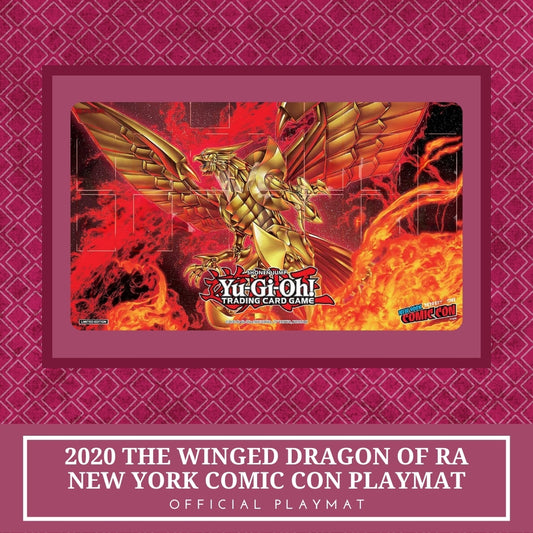 Yugioh! 1x 2020 Winged Dragon of Ra New York Comic Con (Official Playmat)