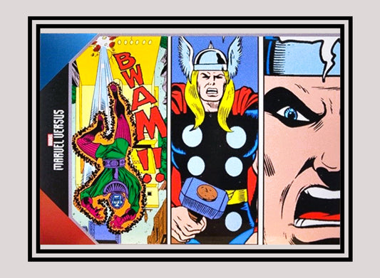 Marvel! 1x Kang & Thor - Base (#153 - 2022 Panini Marvel Versus)