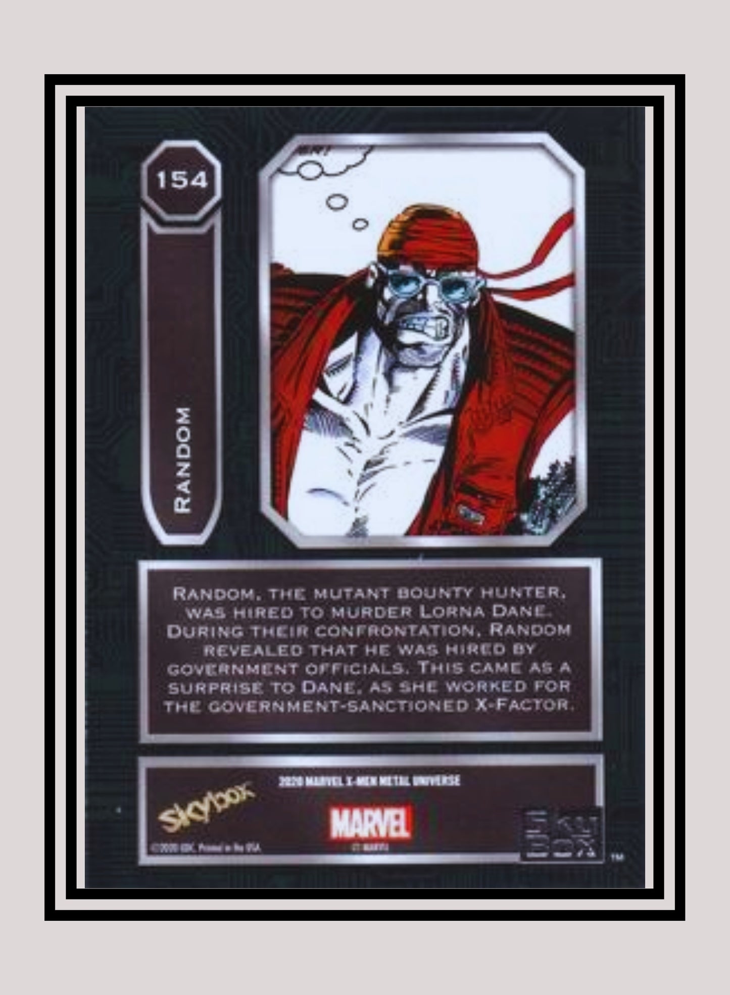 Marvel! 1x Random - Base High Series (#154 - 2021 Upper Deck X-Men Metal Universe)