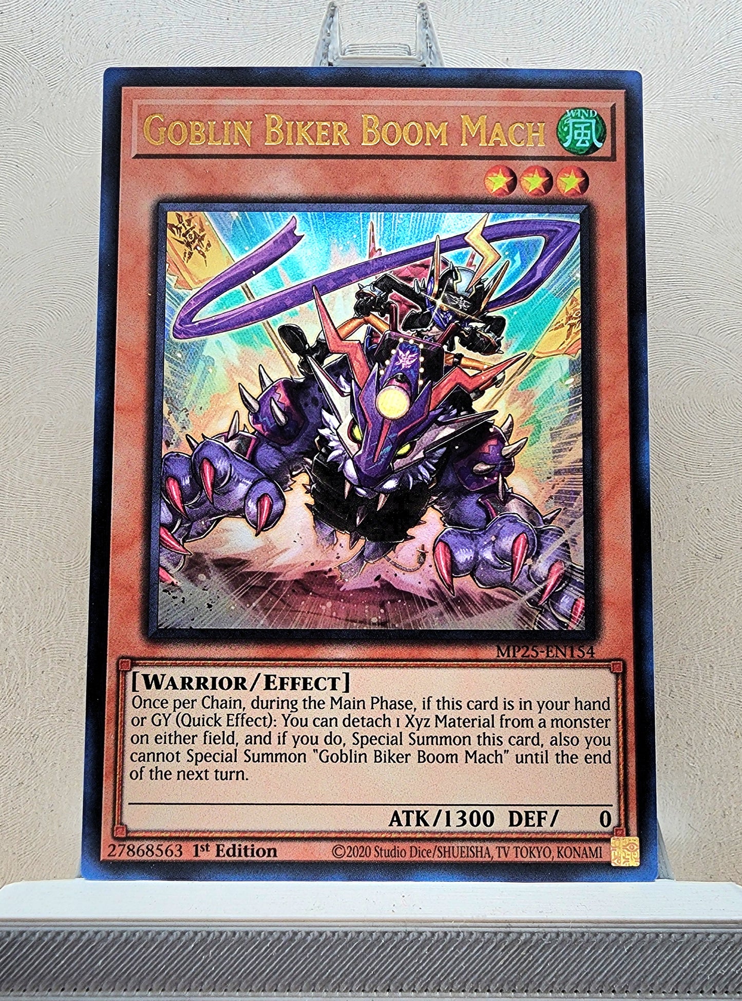 Yugioh! 1x Goblin Biker Boom Mach (MP25 - Ultra Rare) 1st Edition