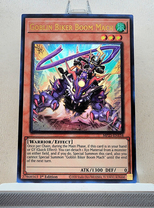 Yugioh! 1x Goblin Biker Boom Mach (MP25 - Ultra Rare) 1st Edition
