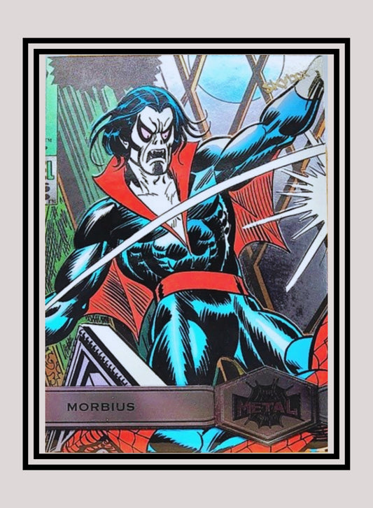 Marvel! 1x Morbius - Base High Series (#156 - 2021 Upper Deck Spiderman Metal Universe)