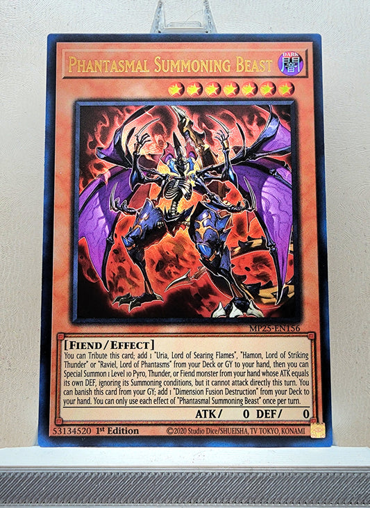 Yugioh! 1x Phantasmal Summoning Beast (MP25 - Ultra Rare) 1st Edition