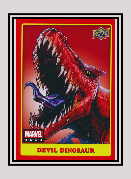 Marvel! 1x Devil Dinosaur - Photo Variants (#156 - 2020 Upper Deck Marvel Ages)