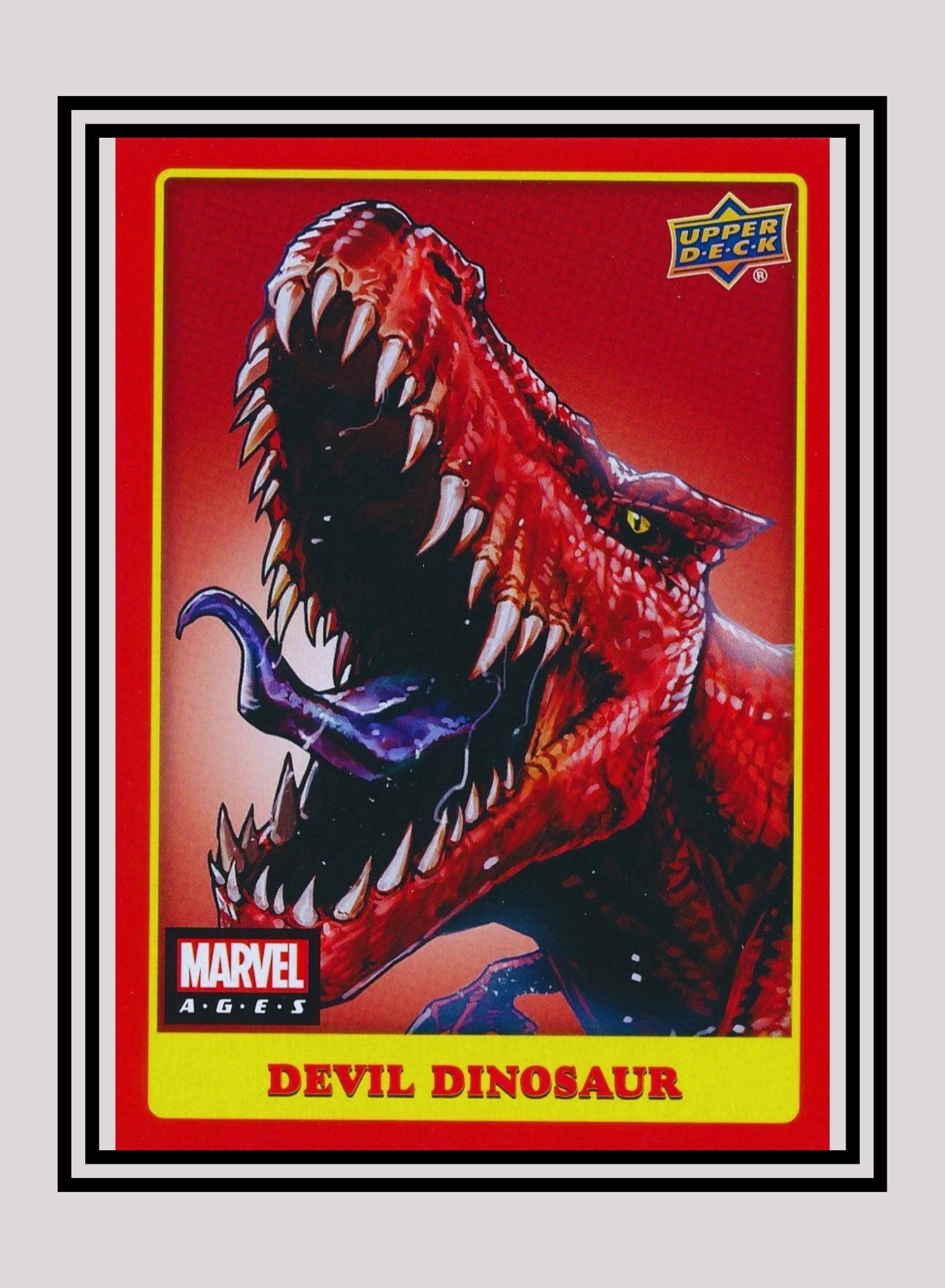 Marvel! 1x Devil Dinosaur - Photo Variants (#156 - 2020 Upper Deck Marvel Ages)
