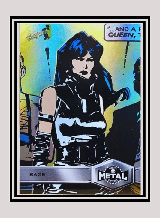 Marvel! 1x Sage - Base High Series (#157 - 2021 Upper Deck X-Men Metal Universe)