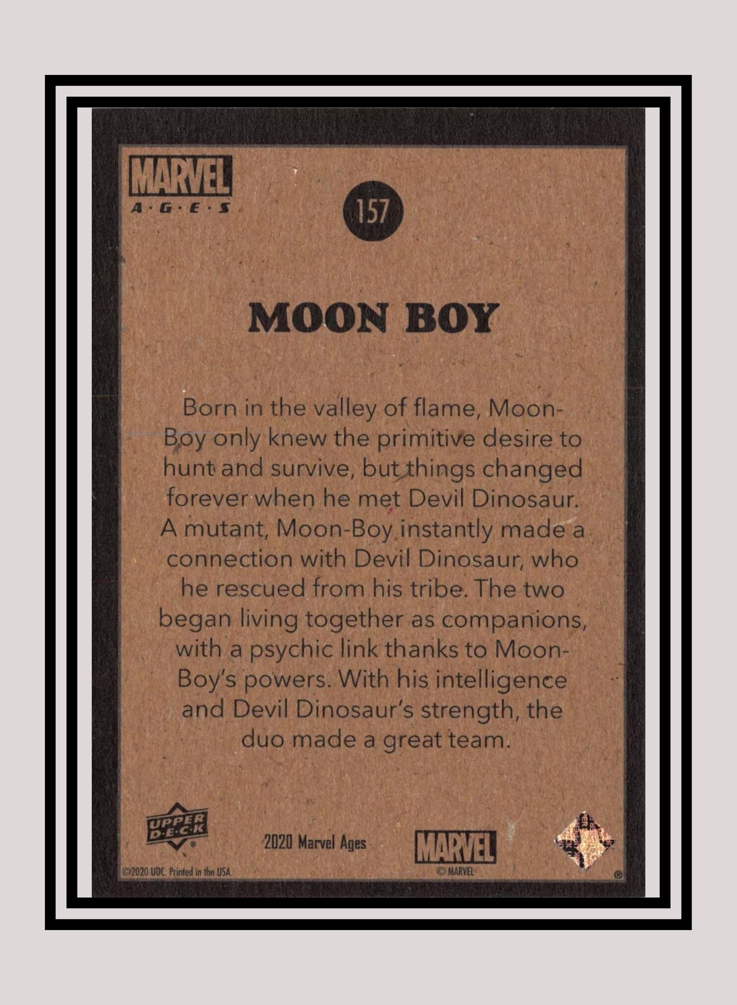 Marvel! 1x Moon Boy - Base (#157 - 2020 Upper Deck Marvel Ages)