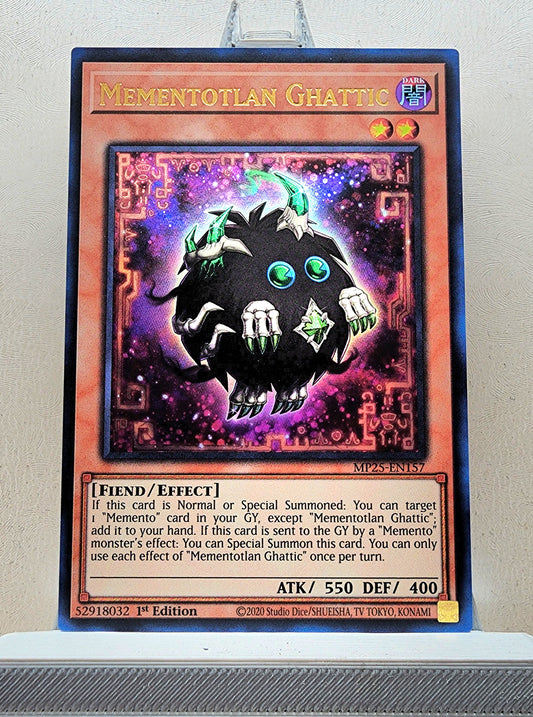 Yugioh! 1x Mementotlan Ghattic (MP25 - Ultra Rare) 1st Edition
