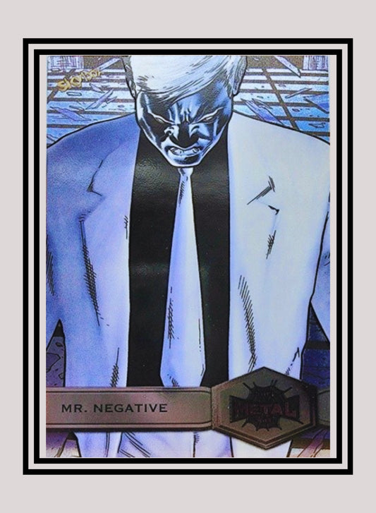 Marvel! 1x Mr. Negative - Base High Series (#158 - 2021 Upper Deck Spiderman Metal Universe)