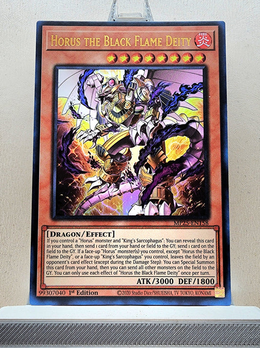 Yugioh! 1x Horus the Black Flame Deity (MP25 - Ultra Rare) 1st Edition