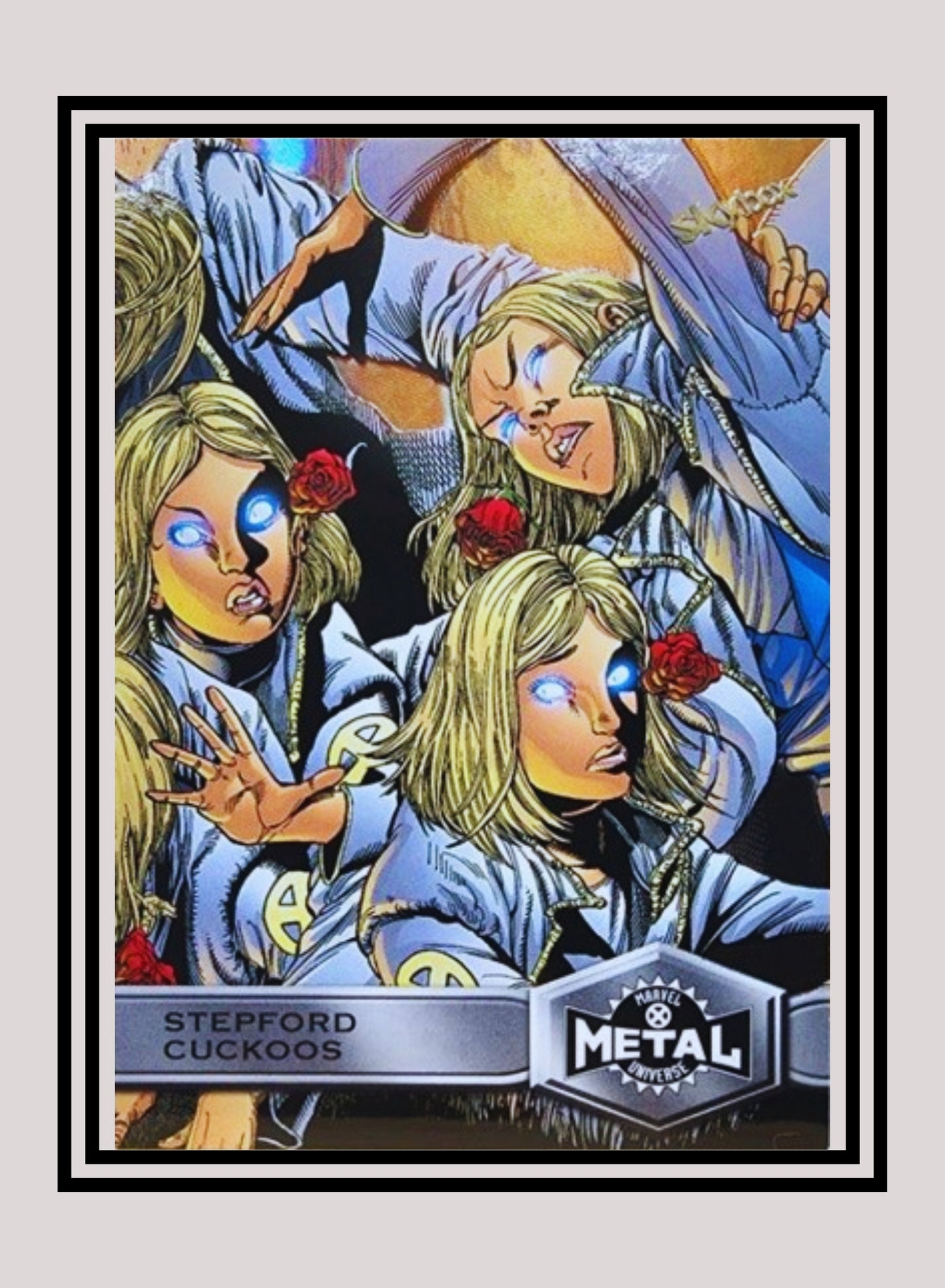 Marvel! 1x Stepford Cuckoos - Base High Series (#159 - 2021 Upper Deck X-Men Metal Universe)