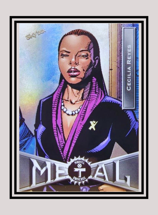 Marvel! 1x Cecilia Reyes - Base Low Series (#015 - 2021 Upper Deck X-Men Metal Universe)