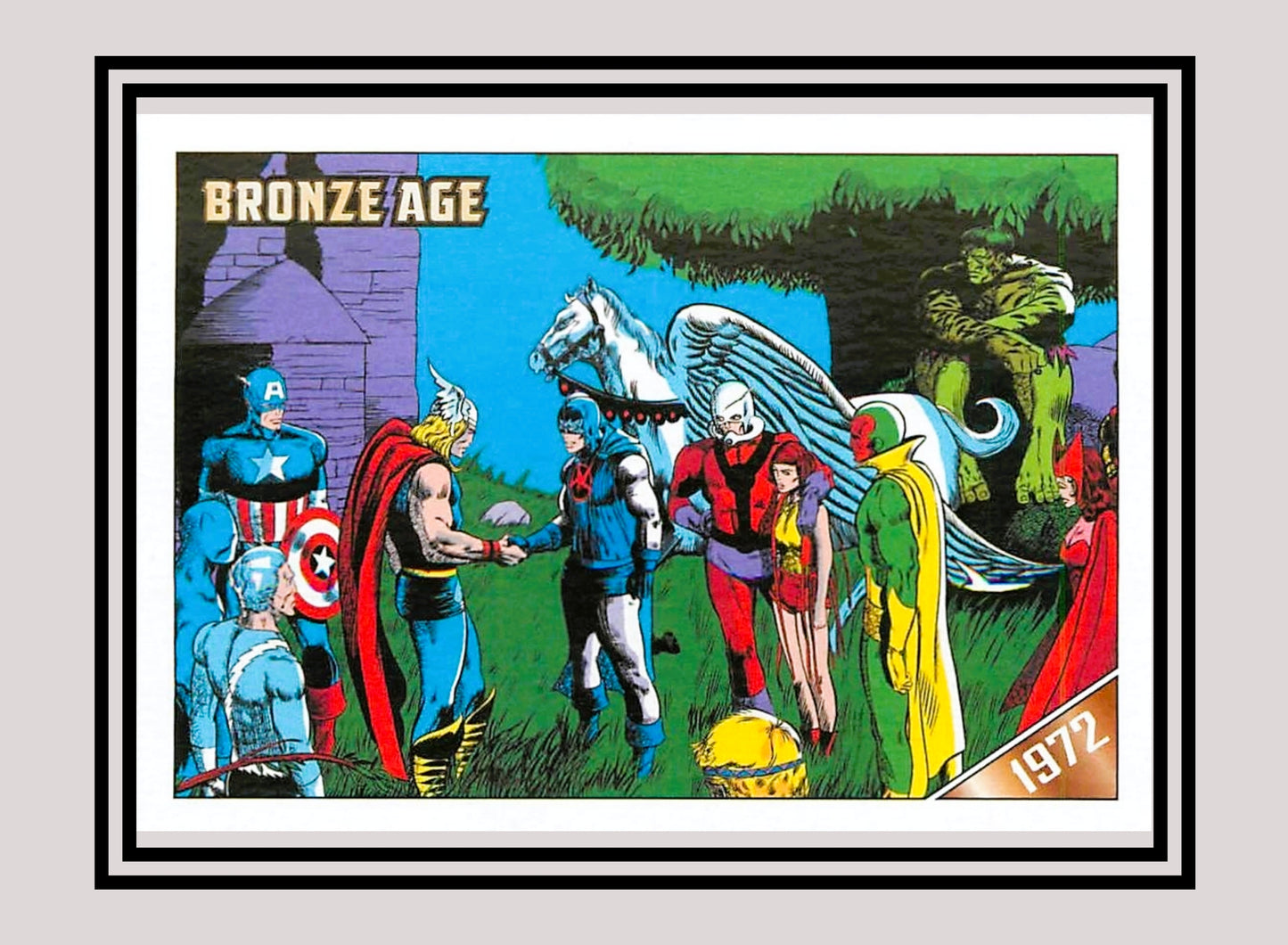 Marvel! 1x The Avengers #100 - Base (#15 - 2012 Rittenhouse Marvel Bronze Age)