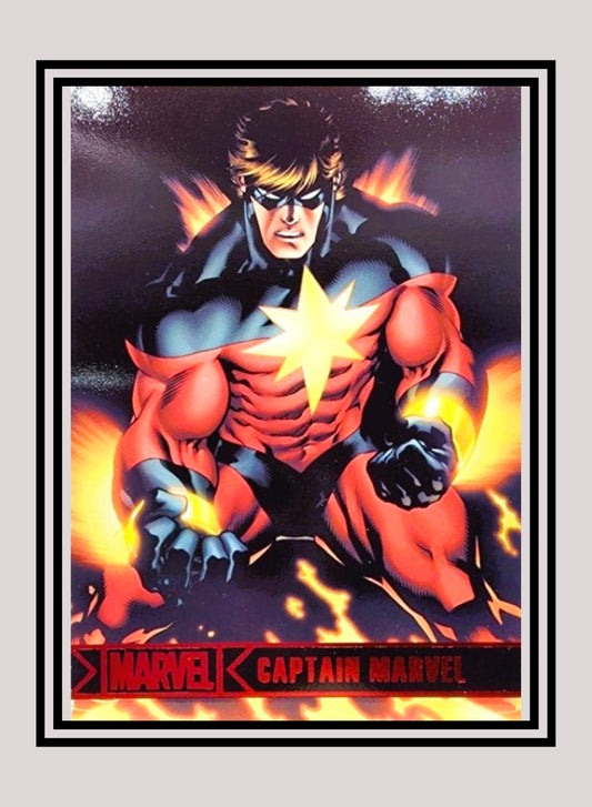 Marvel! 1x Captain Marvel - Base (#15 - 2012 Rittenhouse Greatest Heroes)