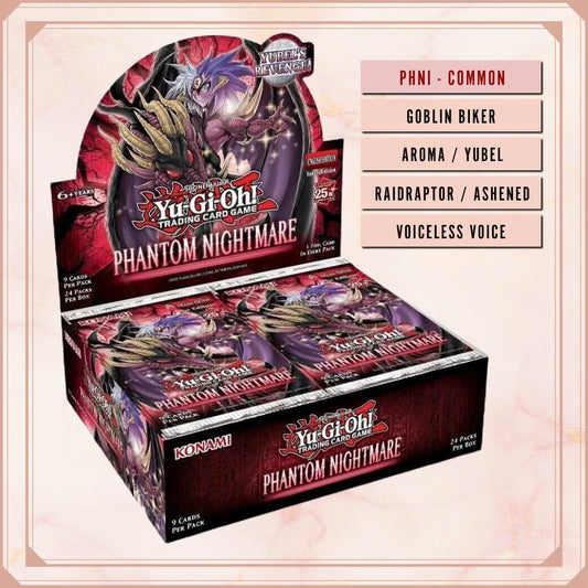 Yugioh! Phantom Nightmare Singles (PHNI - Common) 1st Edition