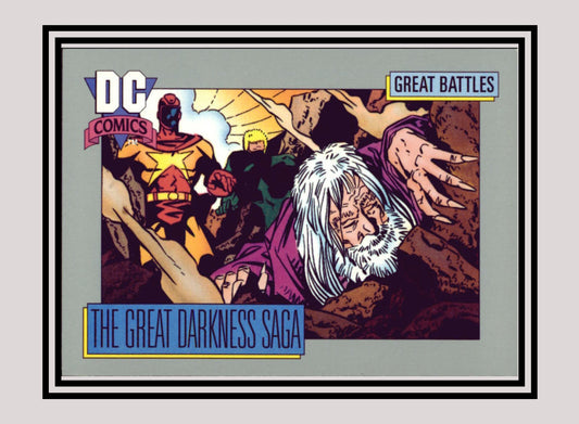 DC! 1x The Great Darkness Saga (Card A) - Base (#160 - 1991 Impel DC Cosmic Cards)