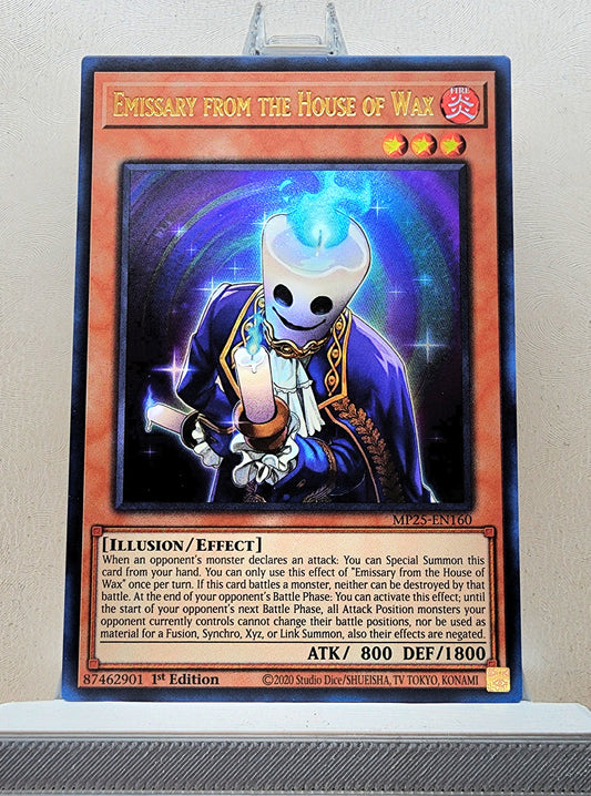 Yugioh! 1x Emissary from the House of Wax (MP25 - Ultra Rare) 1st Edition