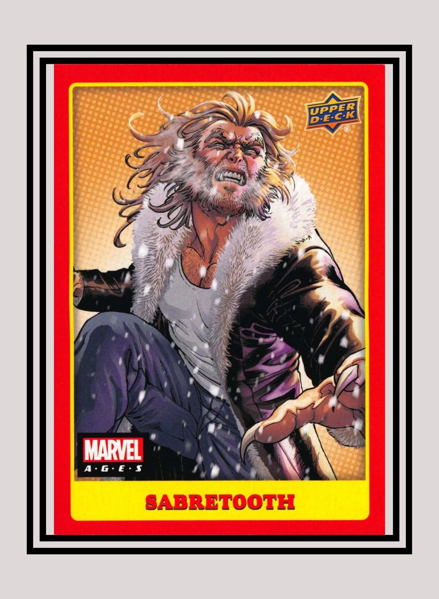 Marvel! 1x Sabretooth - Base (#161 - 2020 Upper Deck Marvel Ages)