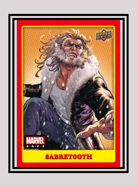 Marvel! 1x Sabretooth - Base (#161 - 2020 Upper Deck Marvel Ages)